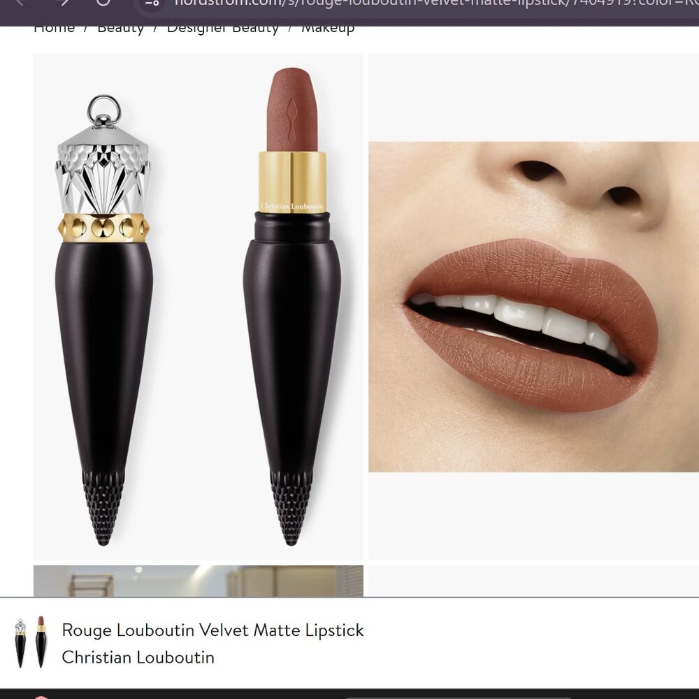 NWT CHRISTIAN LOUBOUTIN Rouge Louboutin Velvet Matte Lipstick IN 015